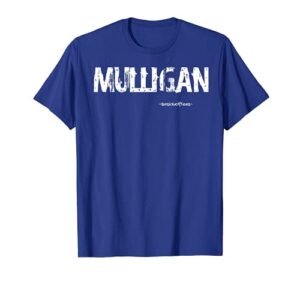 mulligan -basic funny golf gift idea t-shirt