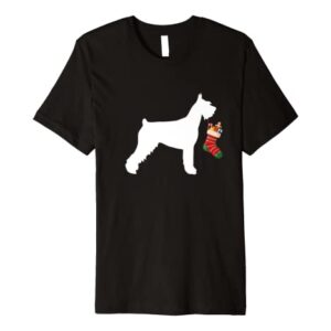 Giant Schnauzer Christmas Stocking Stuffer Dog Premium T-Shirt