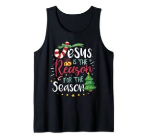 christian jesus the reason christmas stocking stuffer gift tank top