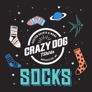 Crazy Dog T-Shirts Men's Burger And Fries Socks Funny Junk Food Backyard Cookout Vintage Novelty Footwear
