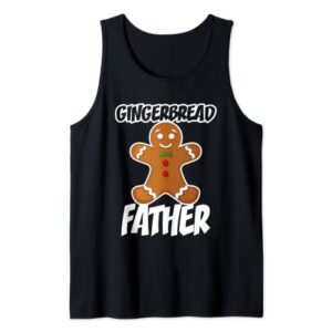 Mens Gingerbread Father Christmas Stocking Stuffer Tank Top