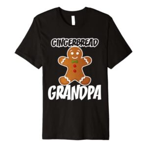 Gingerbread Grandpa Christmas Stocking Stuffer Premium T-Shirt