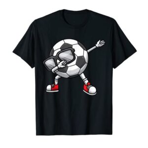 Dabbing Soccer Ball With Sunglasses Sports Football Player T-Shirt