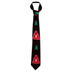 homoyoyo men decor christmas tie printed tie christmas tie universal tie festive printing tie boy stocking stuffer