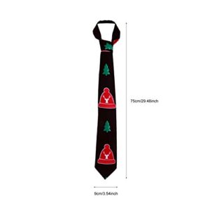 Homoyoyo Men Decor Christmas Tie Printed tie Christmas tie Universal tie Festive Printing Tie Boy Stocking Stuffer