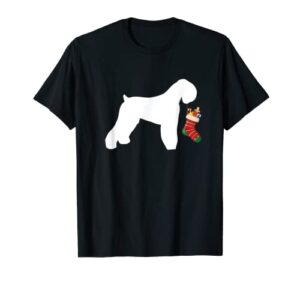 black russian terrier christmas stocking stuffer dog t-shirt