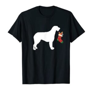 Irish Wolfhound Christmas Stocking Stuffer Dog T-Shirt