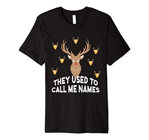 Funny And Sarcastic Christmas Reindeer Stocking Gift Idea Premium T-Shirt