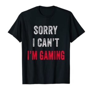 I'm Gaming Video Games Funny Gamer Gift for Boys Teen Men T-Shirt