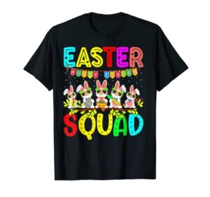 funny egg hunting family matching shirt set easter squad t-shirt