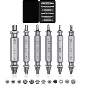 gifts for men and women – damaged screw extractor kit stripped screw extractor set diy hand tools gadgets gifts for men broken bolt extractor screw remover sets