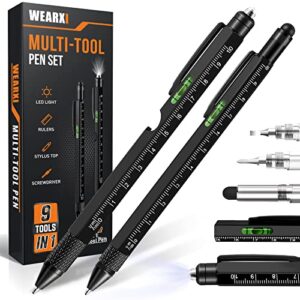 wearxi father day gifts for men, 9 in 1 multitool pen set gifts for dad, father’s day gifts from daughter, cool gadgets for men, gifts for men unique tools for men, gifts for men who have everything
