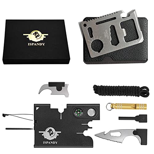 18 IN 1 Credit Card Multitool Survival Tool EDC Pocket Tool Set- Gifts for Fathers Men Gadgets Stocking Stuffers for Men…