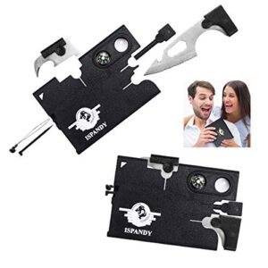 18 IN 1 Credit Card Multitool Survival Tool EDC Pocket Tool Set- Gifts for Fathers Men Gadgets Stocking Stuffers for Men…