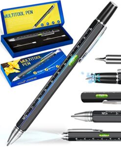 gifts for men multitool pen – stocking stuffers for men gifts for dad unique christmas gifts for men who have everything pocket multi tool cool gadgets for men husband boyfriend mechanic tools for men