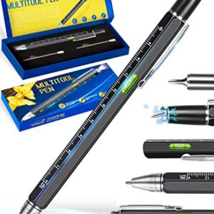 Gifts for Men Multitool Pen - Stocking Stuffers for Men Gifts for Dad Unique Christmas Gifts for Men Who Have Everything Pocket Multi Tool Cool Gadgets for Men Husband Boyfriend Mechanic Tools for Men
