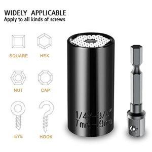 Universal Socket Tool, Gifts for Dad from Daughter Son - Christmas Stocking Stuffers Gifts for Men, Father/Dad, DIY Handyman, Husband, Guys, Boyfriend, Him, Unique Tools for Men Power Drill Adapter