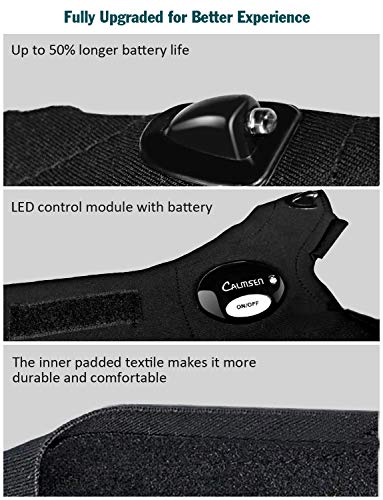 Gifts for Men/Dad, Cool Gadgets for Men, Calmsen Magnetic Wristband with LED Flashlight Gloves, Stocking Stuffers for Men, tool for Husband/Boyfriend/Grandpa on Christmas Day , Father Day，Birthday