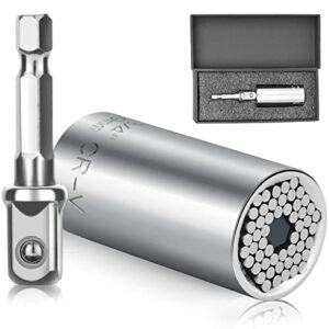 AUIIKIY Gifts for Dad Boyfriend Grandpa Husband Men Him, Multitool Universal Socket, Cool Gadgets for Men, Fathers Gifts Day Birthday Christmas Gifts from Wife Son Daughter, 2022 Stocking Stuffers