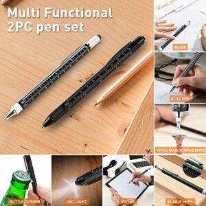 Stocking Stuffers Gifts for Men, Multitool Pen Set, Multifunctional Pocket Tool, Cool Gadgets for Christmas, Gifts for Dad from Daughter Wife, Anniversary Birthday Gift for Husband Boyfriend Grandpa