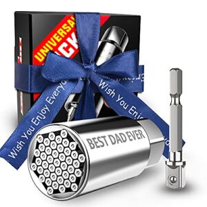 gifts for men dad stocking stuffers universal socket tools sets, christmas gifts best dad ever 13/16-11/32in multitools birthday gifts for dad grandpa mens