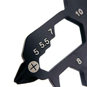 Car Shaped Multi Tool Christmas Gifts for Him Stocking Stuffers for Under 5 dollars items (Black)