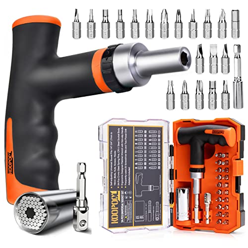 Universal Socket Tool Set, Super Socket Uncrew Any Bolt - Cool Gadgets Gifts Idea & Birthday Gifts for Men, Husband, Dad, Father, Mechanic, Tech, Handyman, DIY, Him, Women