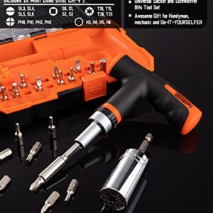 Universal Socket Tool Set, Super Socket Uncrew Any Bolt - Cool Gadgets Gifts Idea & Birthday Gifts for Men, Husband, Dad, Father, Mechanic, Tech, Handyman, DIY, Him, Women