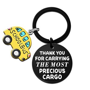 isiyu bus driver gifts stocking stuffers for women men chrismas gifts for daughter mother school bus driver appreciation gifts thank you for keeping me safe bus driver keychain gifts