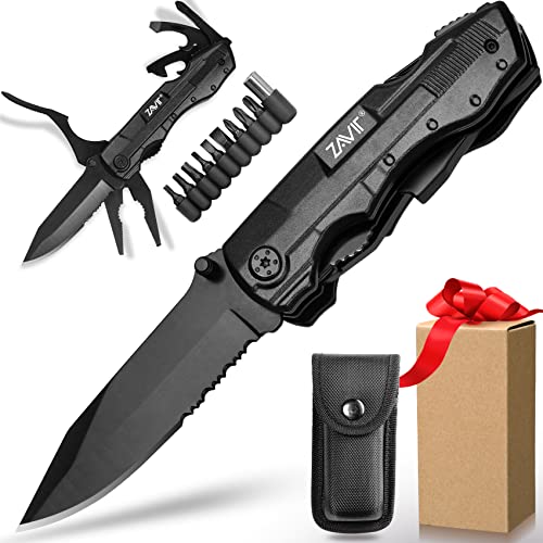 Gifts for Men Him Dad Husband, Multitool Knife, Stocking Stuffers for Men, Birthday Gifts for Men, Gadgets for Men, Gifts for Men Unique, Gift Ideas, Camping Gifts, Hunting Gifts.