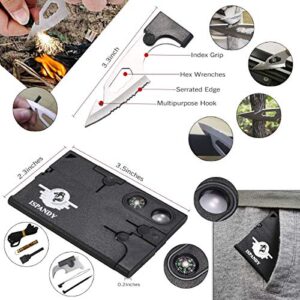 Multitool Tool Pocket Tool Gift for Men with 7 in 1 Folding Keychain Tool,18 in 1 Pocket Tool,46 in 1 Credit Card Tool Wallet Tool,-Gift Boxed Stocking Stuffers for Men, Husband, Father's Day Gift…