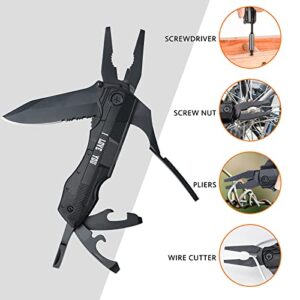 Multitool Pliers Folding Pocket Knife-Including Nylon Bag and Gifts Box,Stocking Stuffers for Men, Christmas Gifts for Men Dad，Multitool Cool Gadgets Practical Gifts