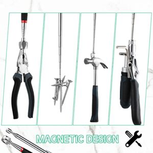 Gifts for Dad Magnetic Pickup Tool Stocking Stuffers Telescopic Magnet Stick with keychain Tech Birthday Gifts for Men (Dad Style)