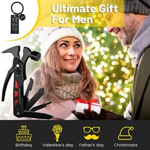 Gifts for Men, Christmas Stocking Stuffers for Kids, Teens, Adults, Dads, Husbands with Hammer and Snowflake Multitool