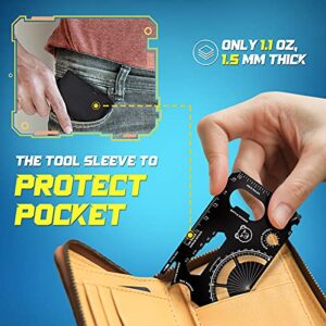 Christmas Stocking Stuffers Gifts for Men - 19 Tool In 1 Wallet Credit Card Multitool Women Gifts, EDC Multitool Gadget Pocket Card Tool Fathers Day Birthday Gift Idea for Husbands Boyfriends Dad