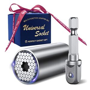 Stocking Stuffers for Men, Gifts for Men, Super Universal Socket Tools, Christmas Gifts for Dad Who Have Everything, Cool Gadgets for Him Father Husband Boyfriend Grandpa, Unique Tool Gifts for Men