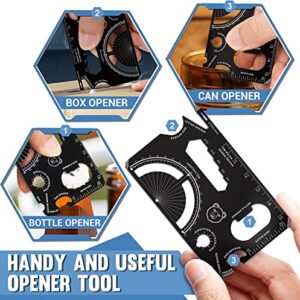 Stocking Stuffers for Men Credit Card Multitool, Unique Christmas Cool Gadgets Birthday Gifts for Men Women Wallet EDC Multitool Card Gift Idea for Dad Father Husband Boyfriend Him Grandpa
