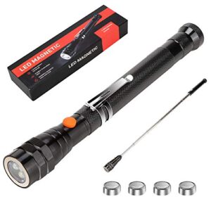 led telescoping magnetic pickup tools, gifts for men dad husband him from daughter son, christmas stocking stuffers, unique birthday gift ideas for boyfriend grandpa women