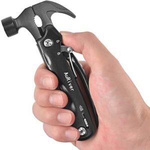 Mini Multitool Hammer,12 in 1 Camping Survival Gear Handy Gifts for Dad, Unique Birthday Gift Ideas for Men Father Him, Cool Gadget Present Stocking Stuffer for Men