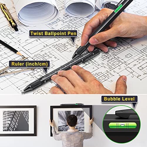 Gifts for Men Dad Him, 9 in 1 Multitool Pen Set for Husband Boyfriend Father Grandpa, Birthday Valentines Day Gifts for Men Who Have Everything Unique Tech Gifts Cool Gadgets from Daughter Wife Son