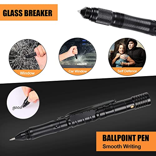 Stocking Stuffers Gifts for Men，11-IN-1 Tactical Pen Multitool Pen Survival Pen, Cool Gadgets Gift, Outdoor And Indoor Tactical Gear With Pocket Tool, Gifts Ideas for Him Dad Husband Fathers