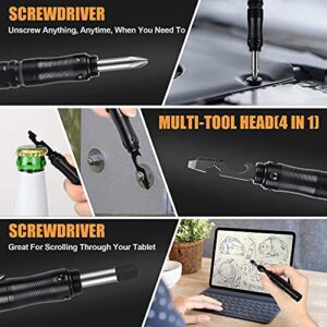 Stocking Stuffers Gifts for Men，11-IN-1 Tactical Pen Multitool Pen Survival Pen, Cool Gadgets Gift, Outdoor And Indoor Tactical Gear With Pocket Tool, Gifts Ideas for Him Dad Husband Fathers