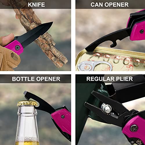 Titorld Gifts for Women Men, Pocket Knife Multitool, Christmas Stocking Stuffers, Unique Camping Hunting Fishing Birthday Gift Ideas for Husband Him Boyfriend, Cool Gifts