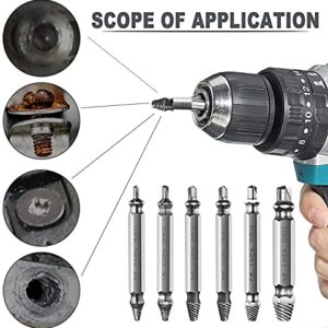 Stocking Stuffers for Men, Upgraded Damaged & Stripped Screw Extractor Kit Set, Cool Gadgets Gifts for Men and Women, A HassleFree Broken Bolt Extractor and Screw Remover Set, Drill Bit Tools