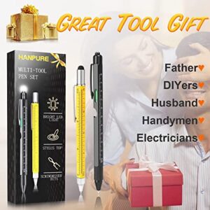 HANPURE Tool Gifts for Men-Stocking Stuffers Tool Gifts Men - Women Gadgets Magnetic Pickup Tool LED Light and 2PC Cool Gadgets Set for Dad Birthday Women Christmas Stocking Stuffers Fathers Day.