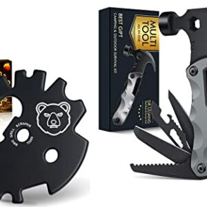 Buy Together to Save More - Multitool Camping Accessories 13 In 1 Survival Tools & BBQ Grill Scraper Christmas Stocking Stuffers Birthday Gifts for Men Women Dad Adults Mom Kitchen Gadgets