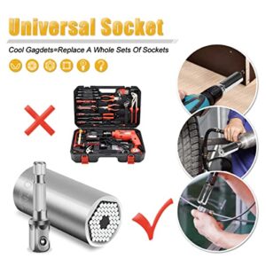 Christmas Stocking Stuffers, Tools for Men, Magnetic Wristband, Cool Gadgets, Universal Socket, Gifts ideas for Men Women