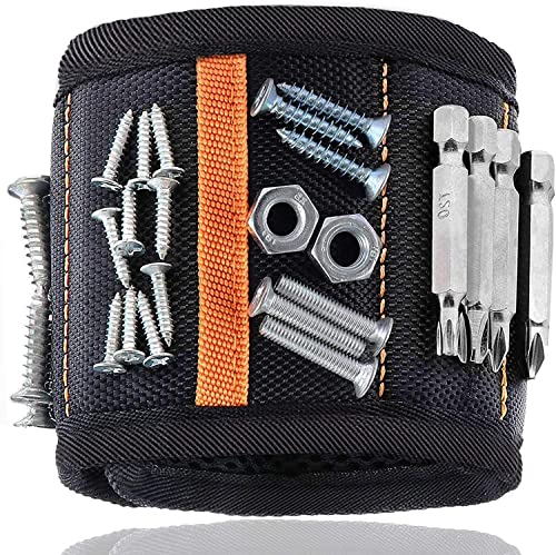 Magnetic Wristband Mens Gifts for Birthday Father's day Christmas, Unique Tool for Holding Screws Gadgets Gift for Dad, Husband, Boyfriend, Handyman mechanics