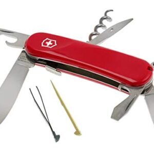 Victorinox Swiss Army Multi-Tool, Evolution S101 Pocket Knife, Red , 85mm