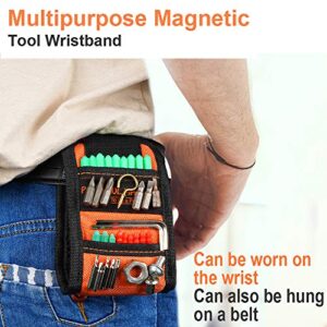 Gifts for Men Magnetic Wristband - Valentines Day Gifts for Him Husband Boyfriend Tool Belt for Holding Screws Cool Stuff Gadget Birthday Gifts for Men Who Have Everything Gift Ideas Women Carpenters